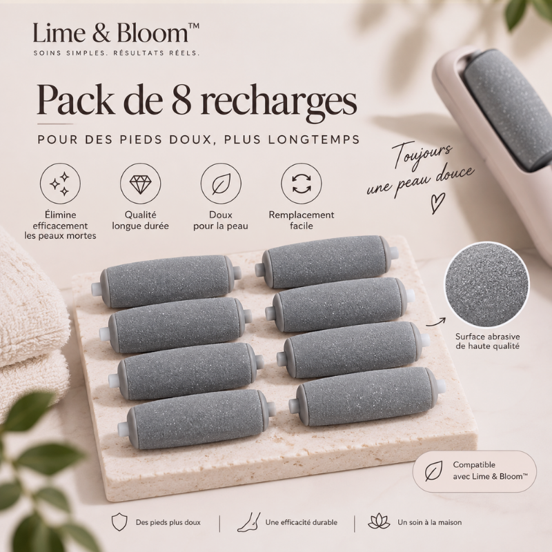 Pack Recharges Lime & Bloom™ — 8 pièces.